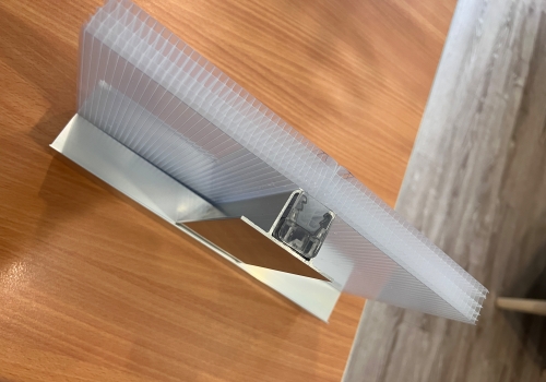 polycarbonate rainscreen facade