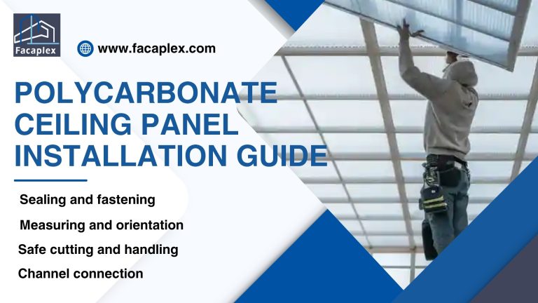 Polycarbonate Ceiling Panel Installation