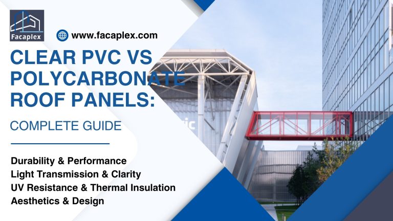 Clear PVC vs Polycarbonate Roof Panels: Complete Guide
