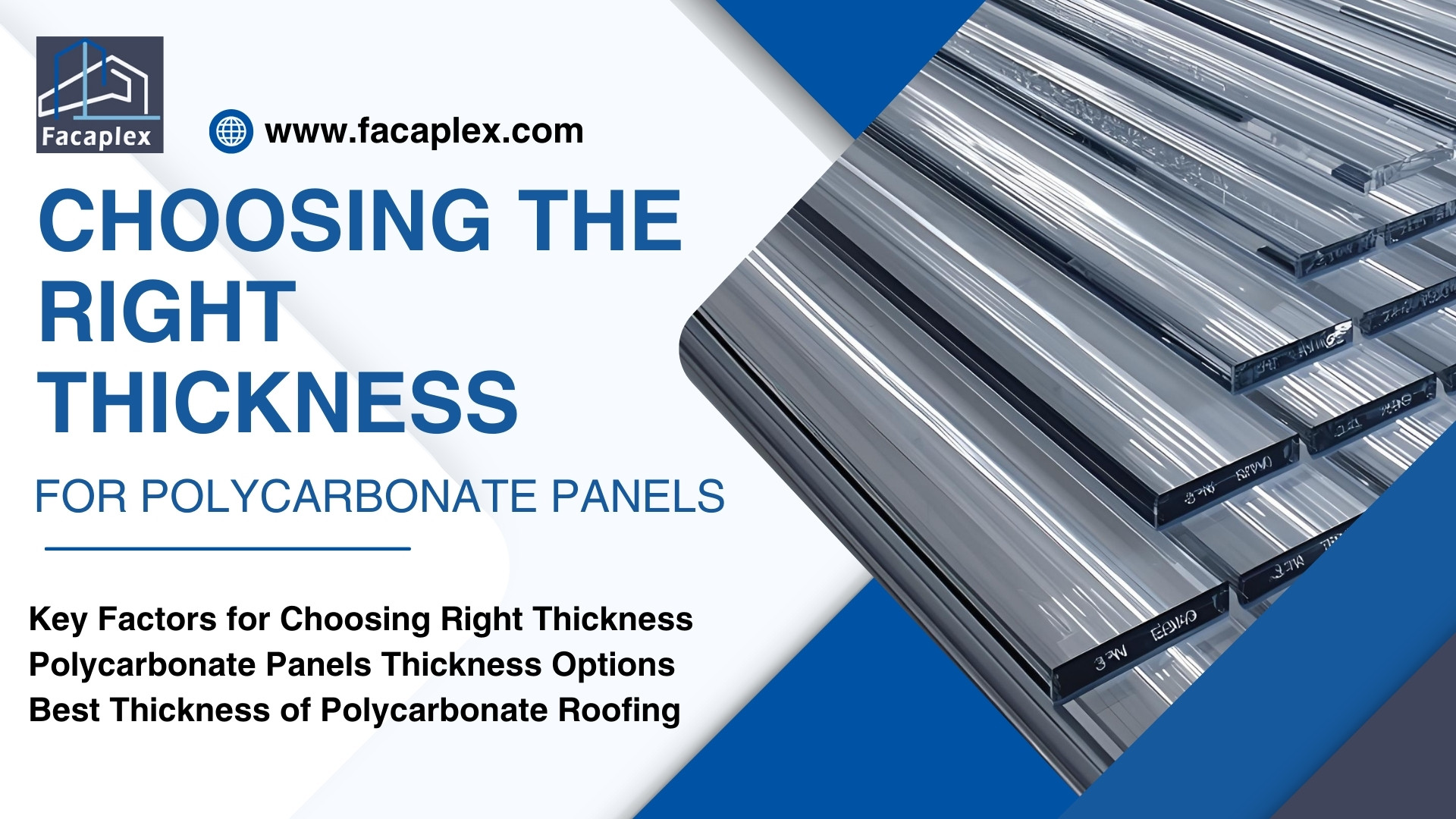 Choosing the Right Thickness for Polycarbonate Panels