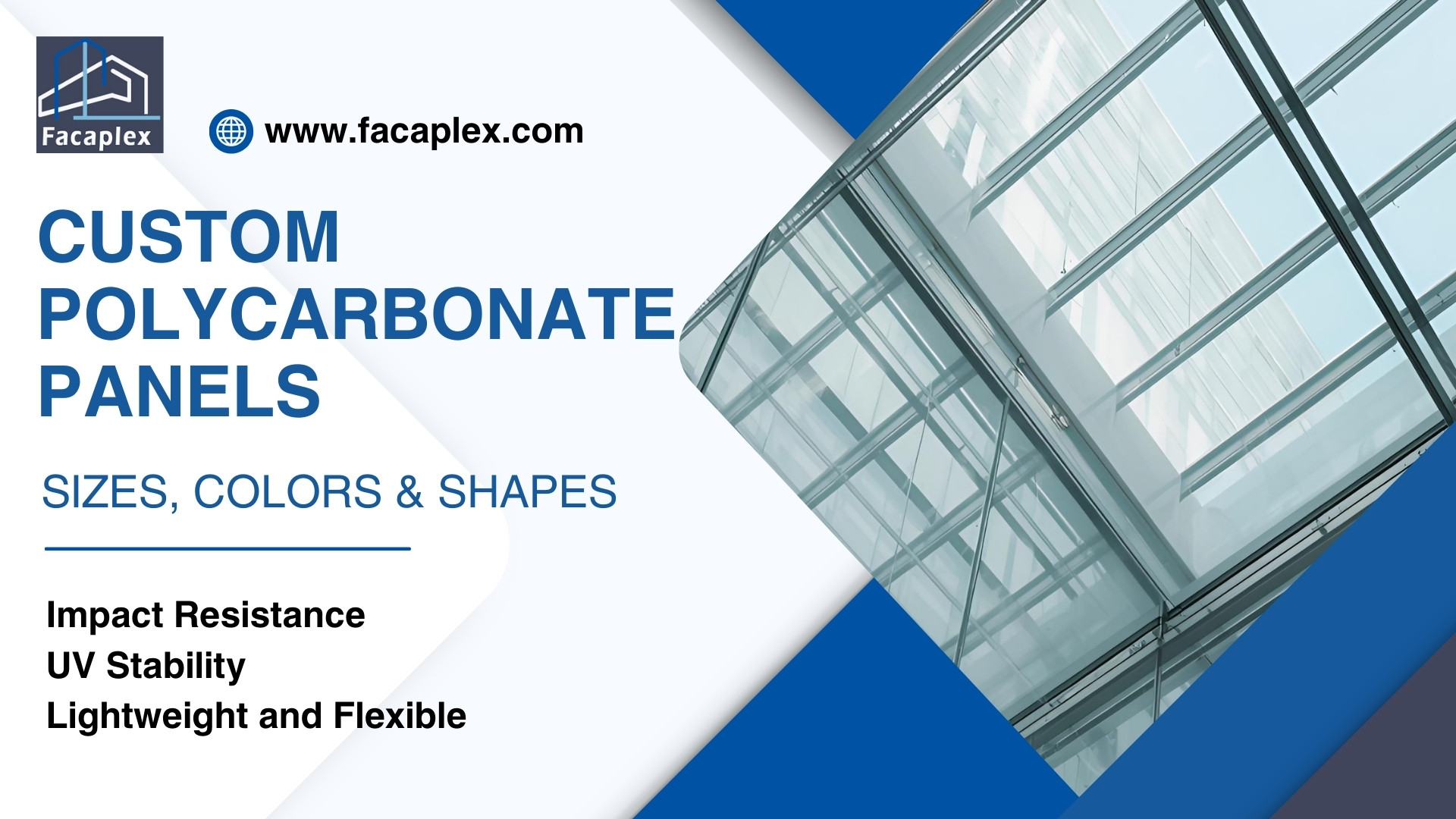 Custom Polycarbonate Panels: Sizes, Colors & Shapes