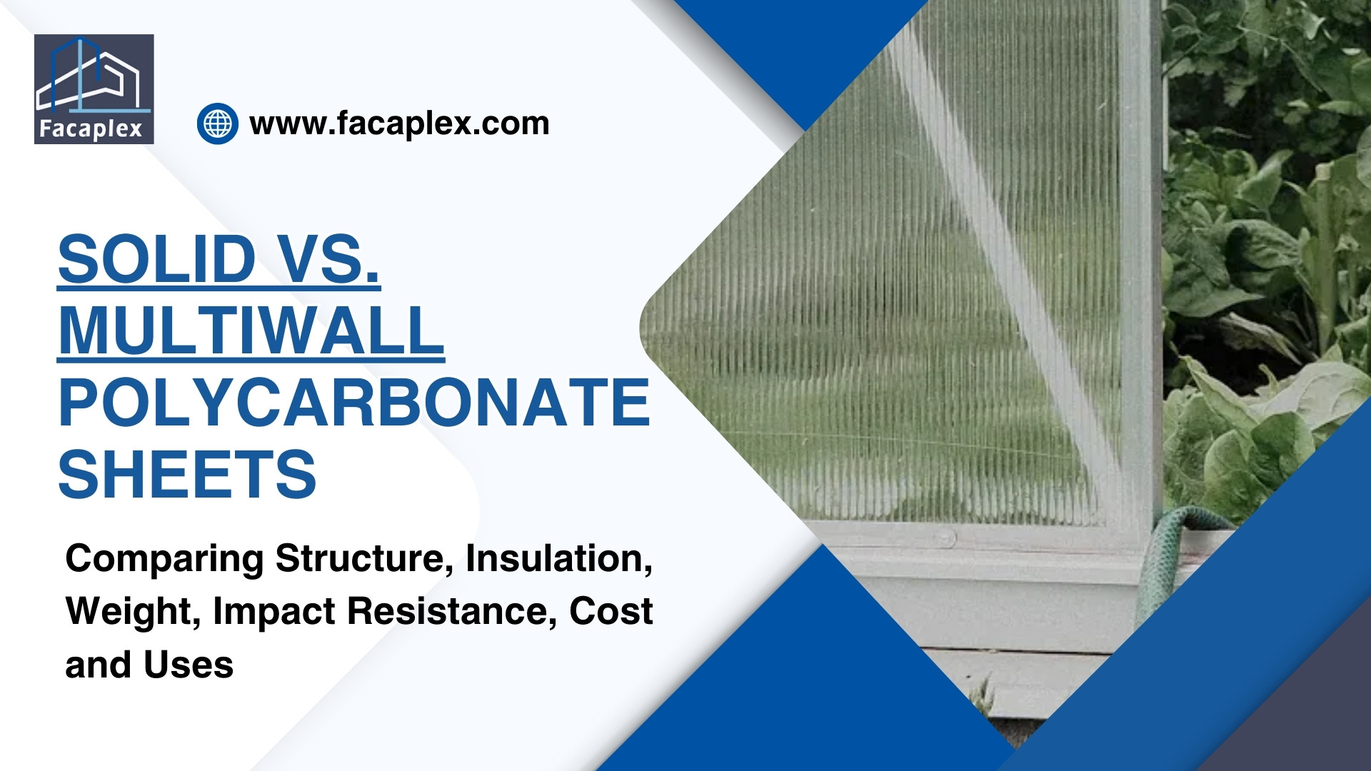 difference between Solid and Multiwall Polycarbonate Sheets